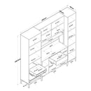 Set Dulap Bucătărie NICE 12 uși 1 sertar, 220 x 199 cm - Maroom