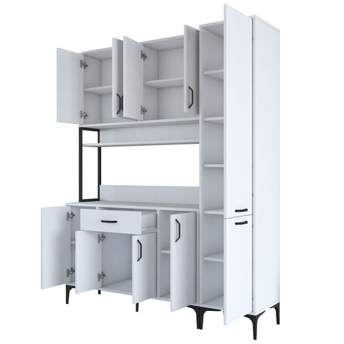 Set Dulap Bucătărie NICE 10 uși 1 sertar, 160 x 199 cm - Maroom