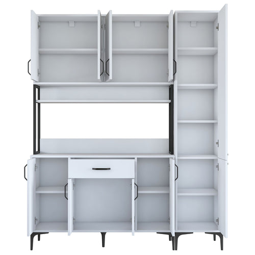 Set Dulap Bucătărie NICE 10 uși 1 sertar, 160 x 199 cm - Maroom