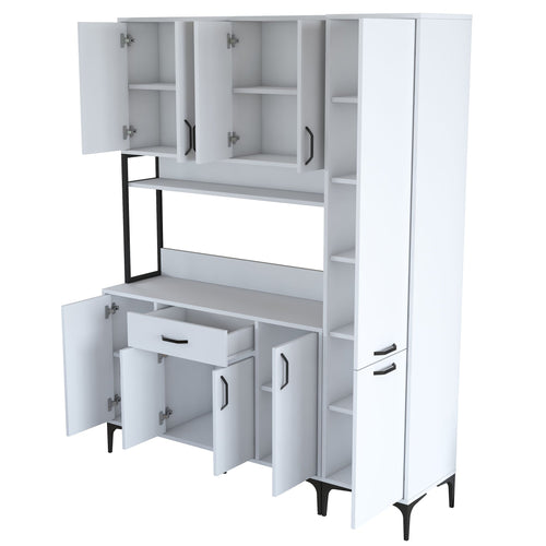 Set Dulap Bucătărie NICE 10 uși 1 sertar, 160 x 199 cm - Maroom