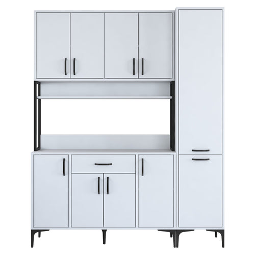 Set Dulap Bucătărie NICE 10 uși 1 sertar, 160 x 199 cm - Maroom