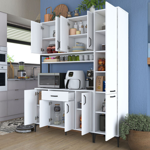 Set Dulap Bucătărie NICE 10 uși 1 sertar, 160 x 199 cm - Maroom