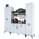 Set Dulap Bucătărie NICE 2 rafturi 8 uși 1 sertar, 220 x 199 cm 