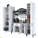 Set Dulap Bucătărie NICE 2 rafturi 8 uși 1 sertar, 220 x 199 cm 