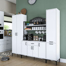 Set Dulap Bucătărie NICE 2 rafturi 8 uși 1 sertar, 220 x 199 cm 