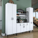 Set Dulap Bucătărie NICE 2 rafturi 8 uși 1 sertar, 220 x 199 cm 