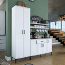 Set Dulap Bucătărie NICE 2 rafturi 6 uși 1 sertar, 180 x 199 cm 