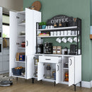 Set Dulap Bucătărie NICE 2 rafturi 6 uși 1 sertar, 180 x 199 cm 