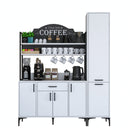 Set Dulap Bucătărie NICE 2 rafturi 6 uși 1 sertar, 160 x 199 cm 