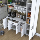 Set Dulap Bucătărie NICE 2 rafturi 6 uși 1 sertar, 160 x 199 cm 