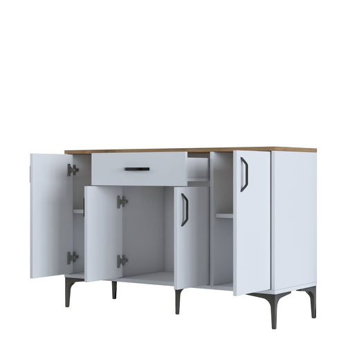 Dulap Bucătărie NICE 4 uși 1 sertar, 120 x 79 cm, Opțiuni culoare 