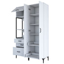 Set Dulap Bucătărie NICE 2 rafturi 3 uși 3 sertare, 120 x 199 cm 