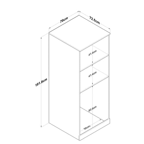 Dulap Baie ODOR 70 x 182 cm - Maroom