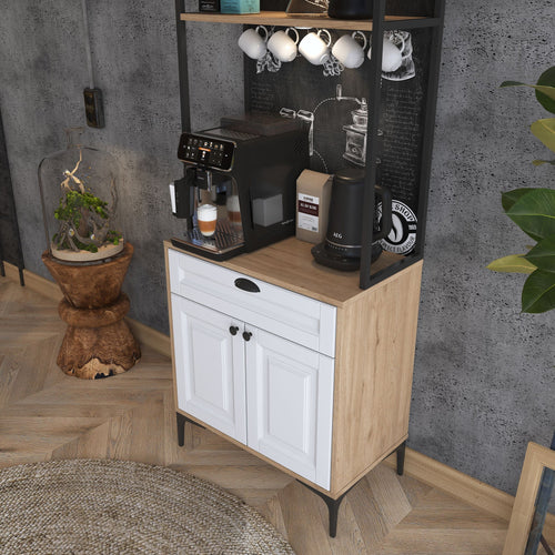 Dulap Bucătărie PRETTY cu LED 2 uși 1 sertar, 70 x 170 cm - Maroom