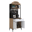 Dulap Bucătărie PRETTY cu LED 2 uși 1 sertar, 70 x 170 cm - Maroom