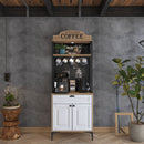 Dulap Bucătărie PRETTY cu LED 2 uși 1 sertar, 70 x 170 cm - Maroom