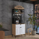 Dulap Bucătărie PRETTY cu LED 2 uși 1 sertar, 70 x 170 cm - Maroom