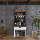 Dulap Bucătărie PRETTY cu LED 2 uși 1 sertar, 70 x 170 cm - Maroom