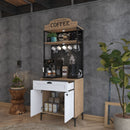 Dulap Bucătărie PRETTY cu LED 2 uși 1 sertar, 70 x 170 cm - Maroom