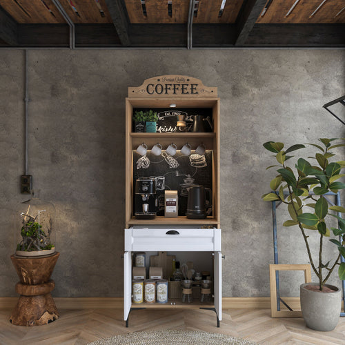 Dulap Bucătărie PRETTY cu LED 1 raft 2 uşi 1 sertar, 70 x 170 cm 