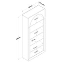 Bibliotecă KAREN 6 rafturi 80 x 180 cm - Maroom