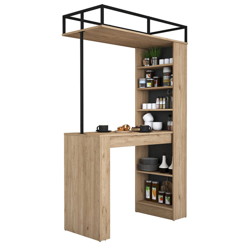 Masă de bar VERA 6 rafturi 56 x 120 cm - Maroom