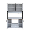 Dulap Bucătărie NICE 2 rafturi 6 uși 2 sertare, 120 x 199 cm - Maroom