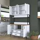 Dulap Bucătărie NICE 2 rafturi 6 uși 2 sertare, 120 x 199 cm - Maroom