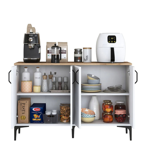 Dulap Bucătărie NICE 4 uși, 120 x 79 cm - Maroom