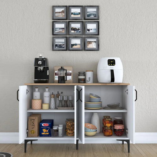 Dulap Bucătărie NICE 4 uși, 120 x 79 cm - Maroom