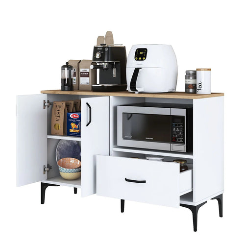 Dulap Bucătărie NICE 1 raft 2 uși 1 sertar, 120 x 79 cm - Maroom