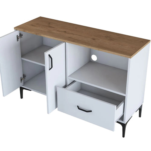 Dulap Bucătărie NICE 1 raft 2 uși 1 sertar, 120 x 79 cm - Maroom