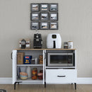 Dulap Bucătărie NICE 1 raft 2 uși 1 sertar, 120 x 79 cm - Maroom