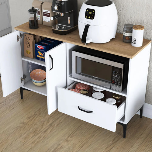 Dulap Bucătărie NICE 1 raft 2 uși 1 sertar, 120 x 79 cm - Maroom