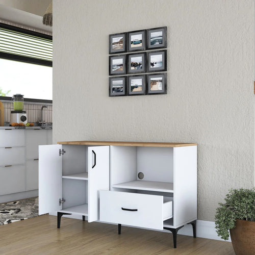 Dulap Bucătărie NICE 1 raft 2 uși 1 sertar, 120 x 79 cm - Maroom