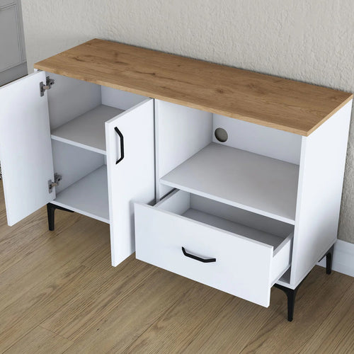 Dulap Bucătărie NICE 1 raft 2 uși 1 sertar, 120 x 79 cm - Maroom