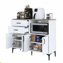 Dulap Bucătărie NICE 1 raft 4 uși 2 sertare, 120 x 99 cm - Maroom