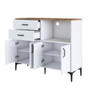 Dulap Bucătărie NICE 1 raft 4 uși 2 sertare, 120 x 99 cm - Maroom