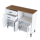 Dulap Bucătărie NICE 1 raft 4 uși 2 sertare, 120 x 99 cm - Maroom