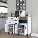 Dulap Bucătărie NICE 1 raft 4 uși 2 sertare, 120 x 99 cm - Maroom