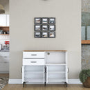 Dulap Bucătărie NICE 1 raft 4 uși 2 sertare, 120 x 99 cm - Maroom