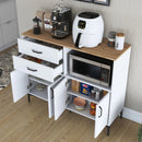 Dulap Bucătărie NICE 1 raft 4 uși 2 sertare, 120 x 99 cm - Maroom