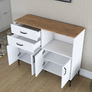 Dulap Bucătărie NICE 1 raft 4 uși 2 sertare, 120 x 99 cm - Maroom