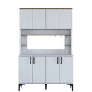 Dulap Bucătărie NICE 3 rafturi 8 uși, 120 x 184 cm - Maroom