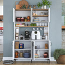 Dulap Bucătărie NICE 3 rafturi 8 uși, 120 x 184 cm - Maroom