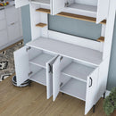 Dulap Bucătărie NICE 3 rafturi 8 uși, 120 x 184 cm - Maroom