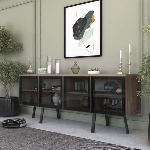 Comodă ALIX 4 uşi 180 x 74 cm - Maroom