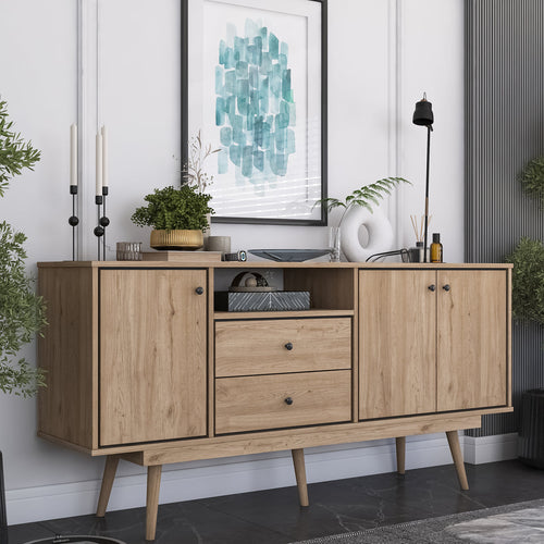 Comodă DAHLIA 3 uşi 2 sertare 180 x 88 cm - Maroom