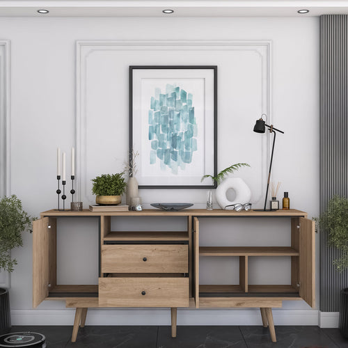 Comodă DAHLIA 3 uşi 2 sertare 180 x 88 cm - Maroom