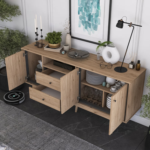 Comodă DAHLIA 3 uşi 2 sertare 180 x 88 cm - Maroom